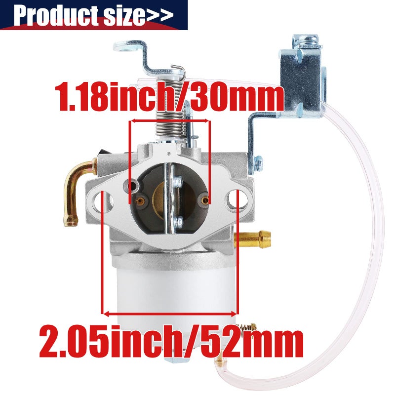 QAZAKY G16 Carburetor Compatible with Yamaha Golf Cart G16A G17 G18 G19 G20 G21 JN6-14101-15 JN6-14101-14 JN6-14101-10 JN3-14101-00 17555 17557 4-Cycle Engine 1995 1996 1997 1998 1999 2000 2001 2002 - Image 3